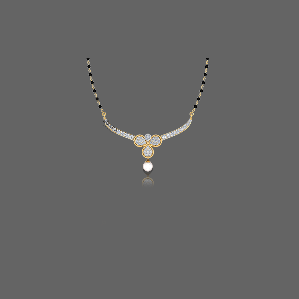 Tanmania Diamond Mangalsutra Pendant