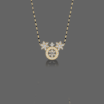 Dewy Elegance Diamond Mangalsutra Pendant