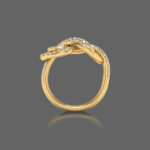 Endearing Swirl Cocktail Ring