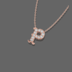 Letter "P" Gold Pendant