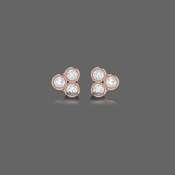 Twinkling Diamond Stud Earrings