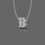 Letter "B" Gold Pendant