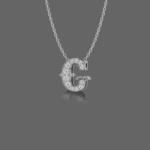 Letter "G" Gold Pendant