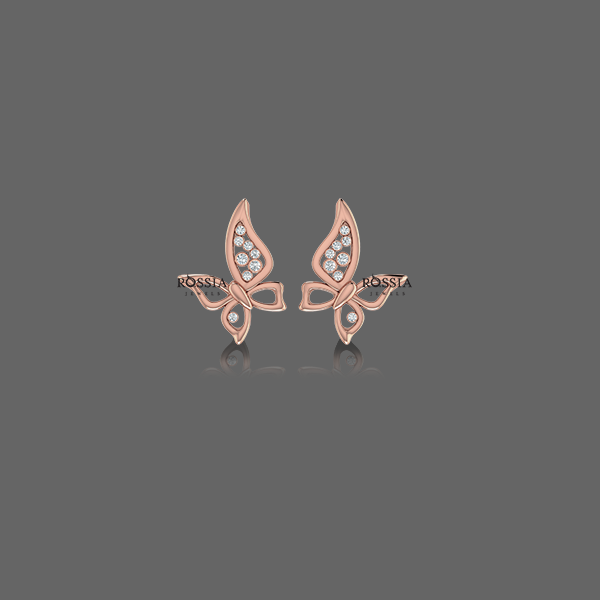 Delicate Flutter Diamond Earrings