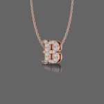 Letter "B" Gold Pendant