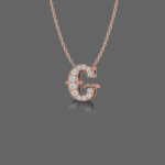 Letter "G" Gold Pendant