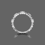 Radiant Diamond Wedding Band