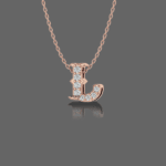 Letter "L" Gold Pendant