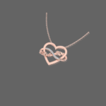 Heart Infinity Name Pendant