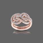 Endearing Swirl Cocktail Ring