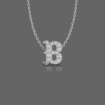 Letter "B" Gold Pendant