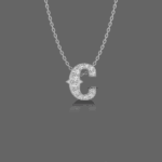 Letter "C" Gold Pendant