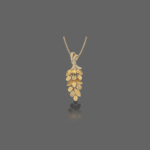 Poised Lustrous Diamond Pendant