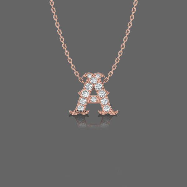 Letter "A" Gold Pendant