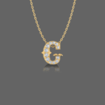 Letter "G" Gold Pendant