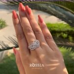 Endearing Swirl Cocktail Ring