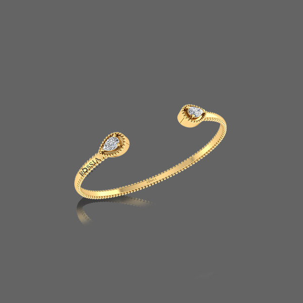 Pristine Pear Cut Solitaire Bracelet