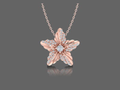 Star Studded Diamond Pendant