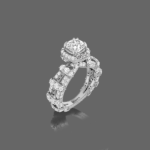 Interlaced Vows Mount Diamond Ring