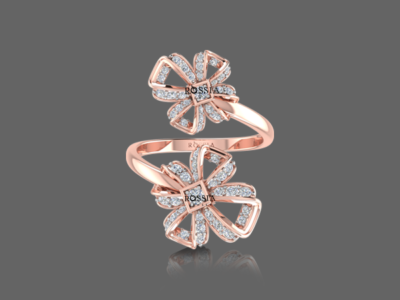 Eucharis Diamond Cocktail Ring