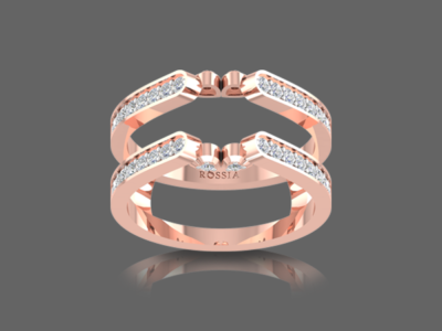 Double Shared Prong Curved Ring Guard