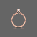 perumian-promise-ring-rose-gold-front-view