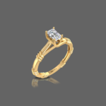 perumian-promise-ring-yellow-gold-top-view