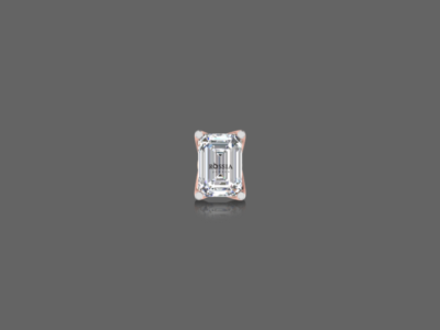 0.75 Ct.-rose-gold-Emerald Lab Grown Diamond mens-Stud Earrings