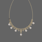 Midnight Blossom Diamond Necklace