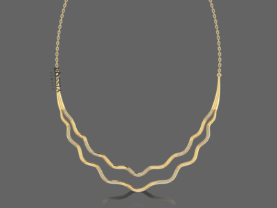 Twilight Waves Diamond Necklace