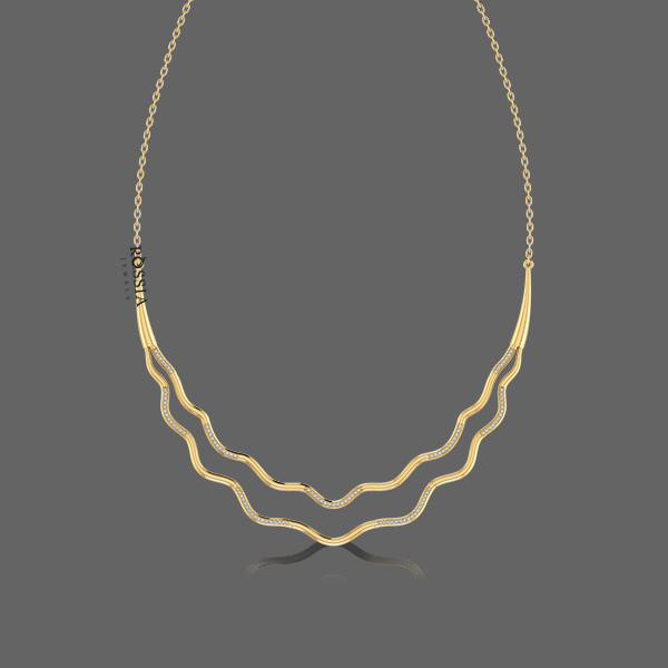 Twilight Waves Diamond Necklace