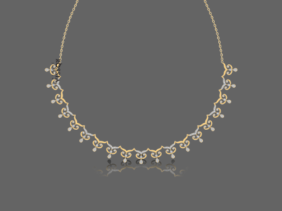 Oceanic Grace Diamond Necklace