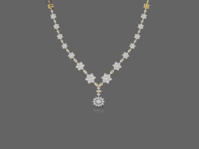 Gilded Harmony Diamond Necklace