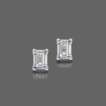 1 CT Celestial Pansy Lab Grown Diamond Studs