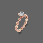 Stella Heart Solitaire Ring