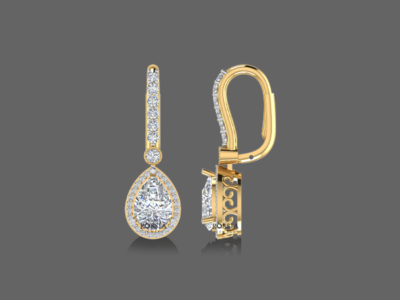 1.50ct Lab Grown Diamond Pear Cut Earrings