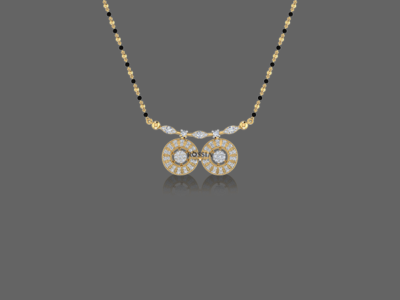 Forever Together Diamond Mangalsutra Pendant