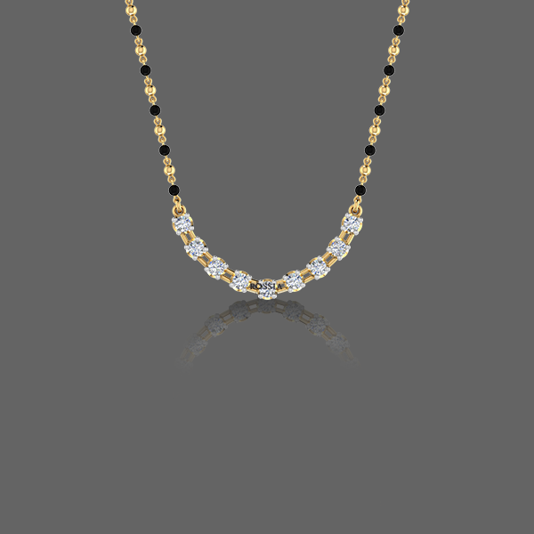 Enchanting Diamond Mangalsutra Pendant