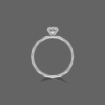 Dainty Chic Miracle Plate Diamond Ring