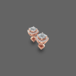 0.75ct Cushion Halo Lab Diamond Earrings