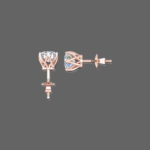 0.75 CT Diamond Solitaire Studs