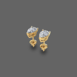 0.75ct Pear Solitaire Lab Grown Diamond Earrings