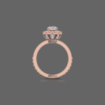 Aurora Blossom Diamond Engagement Ring