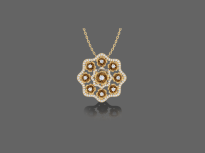 Flower Diamond Women Pendant