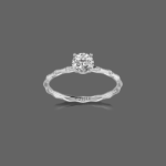 Dainty Chic Miracle Plate Diamond Ring