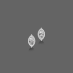 0.75ct Marquise Halo Lab Diamond Earrings