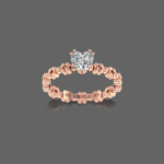 Stella Heart Solitaire Ring