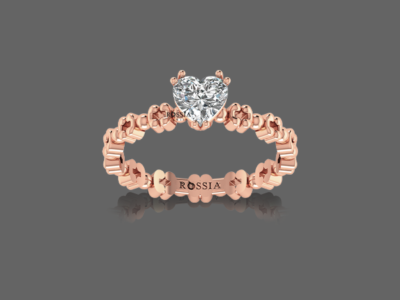 Stella Heart Solitaire Ring