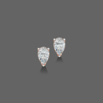 0.75ct Pear Solitaire Lab Grown Diamond Earrings