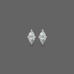 1 Ct Marquise Solitaire Lab Diamond Grown Studs